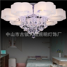 广东中山市古镇天煜照明厂家批发亚克力水晶吸顶灯LED水晶灯
