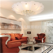 厂家供应现代简约水晶吸顶灯LED水晶灯卧室客厅灯饰批发灯具