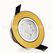 厂家直销优质灯具3W天花射灯LED筒灯天花灯足瓦数