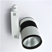 LED轨道灯30W40W50W集成LED射灯新款带风扇散热导轨灯