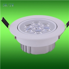 供应新款LED天花灯5W7W大功率背景天花射灯