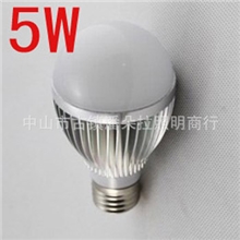 亏本促销大功率LED球泡灯5WE27灯头蜡烛灯光源节能灯
