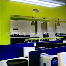 深圳直销优质铝合金吊线型双支T5管办公照明支架灯具