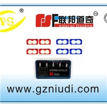 进口道奇LED爆闪灯/一拖八中网灯/频闪警示灯/汽车装饰灯