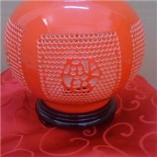 福到雕空灯罩精美陶瓷灯饰礼品台灯酒店灯饰家居灯饰香薰灯