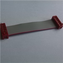 红色IDC母端/短脚2.5410P灰排线5MM可定做灰排线/彩排线-009