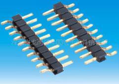 排针厂家直销，间距2。54mm，1X2P--1X40P单排卧式贴片排针，