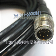 连接器,连接线,传感器连接线M12-8针公头,M12*1罗牙,注塑一体