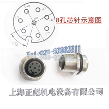 供应连接器,传感器接口,控制接线盒接口M12－8孔插座