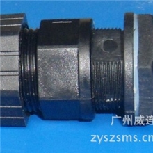 英制20mm大单头的以太网网线防水连接器,RJ45户外交换机防水头