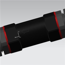 可接1到4芯线材的防水接头，后接防水连接器，线材可任意拆装