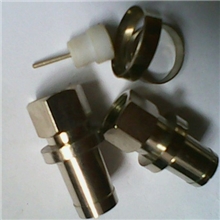 全铜制电子元器件，公制-9F头，电缆连接器，接插件，转换接头