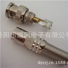 供应BNC连接器挤压BNC头，Q9头BNC厂家监控BNC