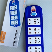 揭西棉湖新款一体成型带开关28孔大汽车型防爆包胶地拖阻燃排插座