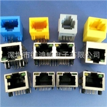 大量供应RJ45带灯连接器
