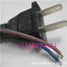 厂家直销现货供应1.5M国标两插单头电源线