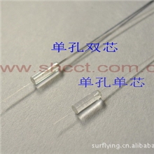 单孔双芯光纤毛细管，双芯光纤毛细管，光纤毛细管尾纤