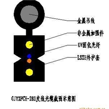 供应带状蝶形引入光缆GJYXFCH