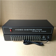 16进32出视频分配器机挂式16路一分二监控分配器信号增益放大