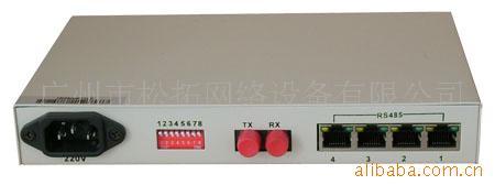 供应1-8路RS232/485/422工业光纤猫