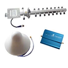 手机信号放大器联通3GWCDMA2100手机信号增强器全向吸顶天线套装