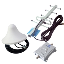 移动联通手机信号放大器GSM980手机信号增强器吸顶八木套装