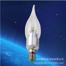 LED拉尾泡LED尖泡(专业生产、超高品质）360度发光拉尾