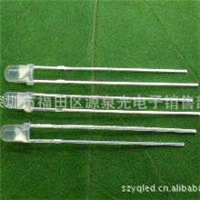 供应led灯珠、发光二极管、LED、3MM白发蓝雾状、超高亮蓝灯