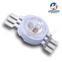 大功率3W三合一六脚RGB灯珠led大功率七彩灯led红蓝绿led