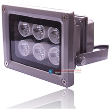 特价65元DC12V供电监控补光灯白光LED灯安防器材配件摄像机白光灯