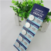 索尼CR2032纽扣电池主板电池3VCOMS电子词典电池5排0.1