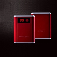 厂家直销双USB输出接口/双LED灯移动电源超大容量11200mah