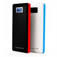 双输出12000毫安聚合物移动电源通用型多功能手机充电宝足量