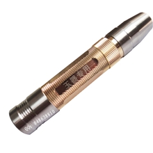 特价供应玉器专用LED强光手电筒镀金款白光，黄光手电筒