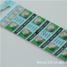 AG13纽扣电池电子批发LR44纽扣电池卡装AG13钮扣电池厂家直销