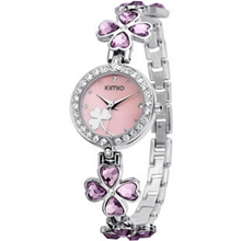 金米欧韩国时尚手链女表四叶草水钻时装表456女表