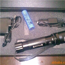 强光手电筒LED手电筒手电筒电池充电手电筒