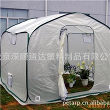 供应透明编织布120克/平方米2.44米宽抗紫外线温室花房大棚阳台帘