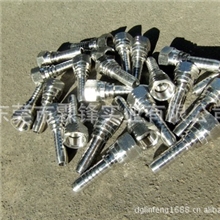 长期批发3分美制不锈钢接头不锈钢扣压接头软管不锈钢快速接头