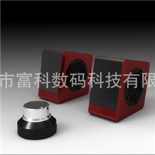 富锐科2.0音箱小音响台式电脑迷你2.0音箱usb小音箱笔记本音响