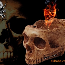 环保树脂USBHUB烟灰缸骷髅头