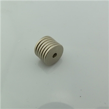 14*2孔5.5镀镍钕铁硼磁铁现货厂家直销提供