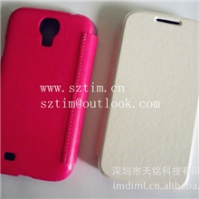 samsunggalaxys4皮套贴皮手机保护套工厂2013热销