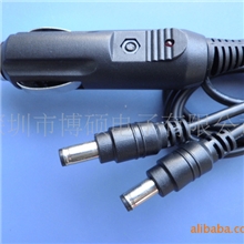 厂家直销车载点烟器一拖二一拖二点烟器