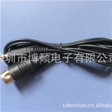 厂家直销3.5对大DIN7P线3.5立体声对大DIN连接线
