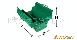世达工具17寸三翻斗工具箱95117