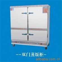 电气两用双门蒸饭车蒸饭车炊事设备双门蒸饭车快餐设备