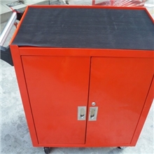 双开门三层工具车封闭式双开门工具车三层工具柜/箱汽修手推车
