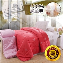 新品批发特价100%纯羊毛被单人双人羊毛秋冬被子被芯厂价直销代发