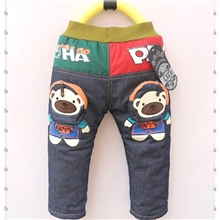 冬款爆款小童牛仔夹裤现货批发